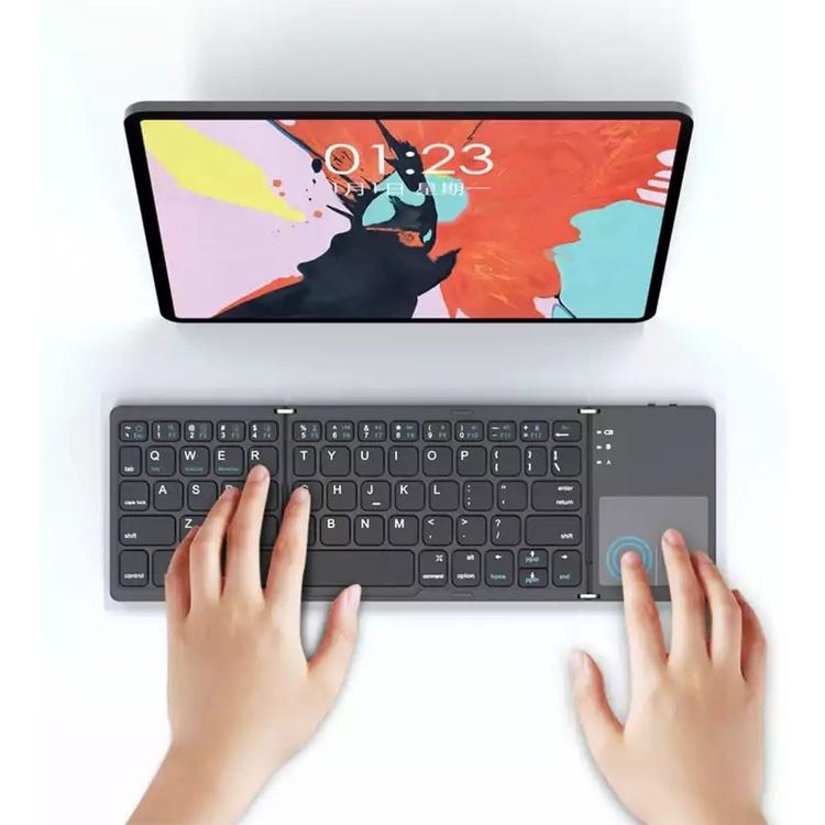 Bàn phím gấp gọn không dây kèm Touchpad B033 Ultra Thin Light Bluetooth 3.0