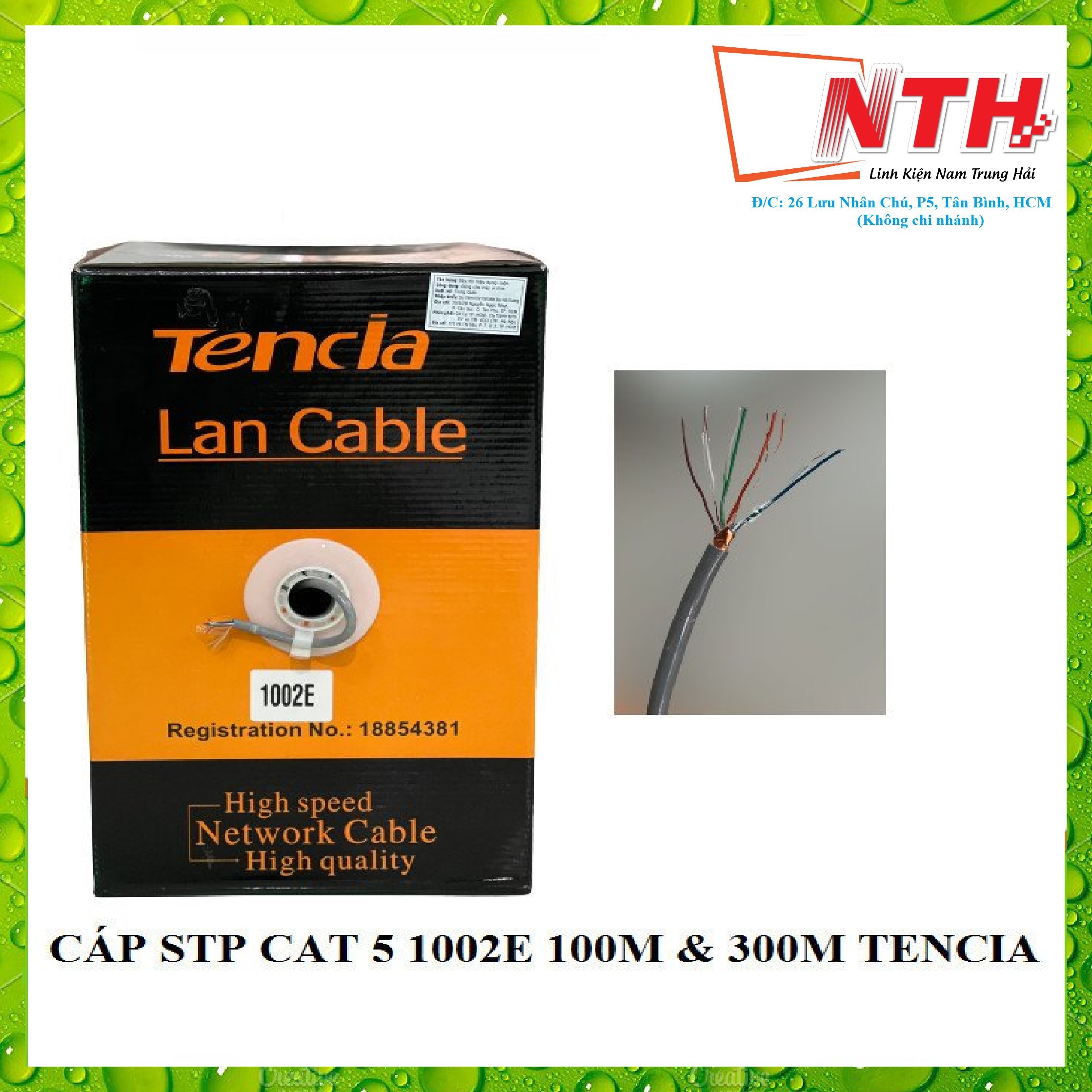 Cáp STP CAT 5 1002E 100M TENCIA