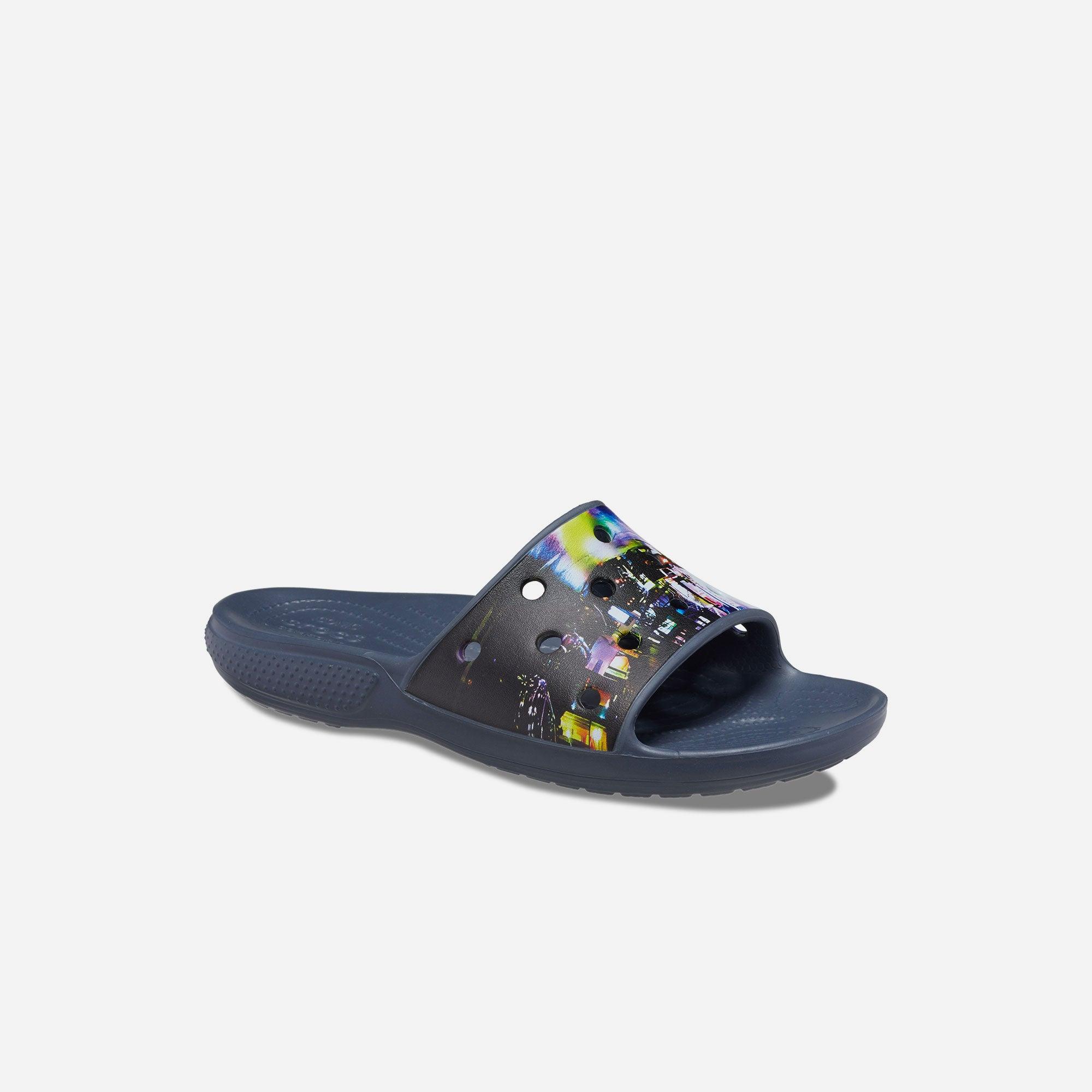 Dép quai ngang unisex Crocs Classic Meta Scape - 208471-0C4