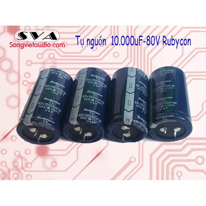 TỤ NGUỒN RUCICAN/ RUBYCON 80V 10.000uF - 1 TỤ