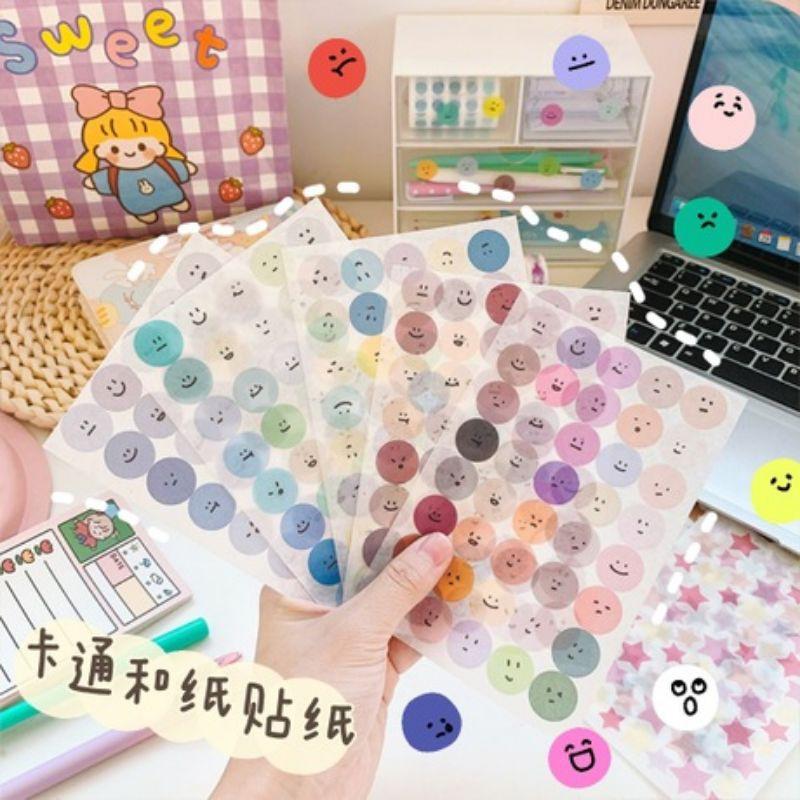 Set 6 miếng sticker siêu cute Luna 889