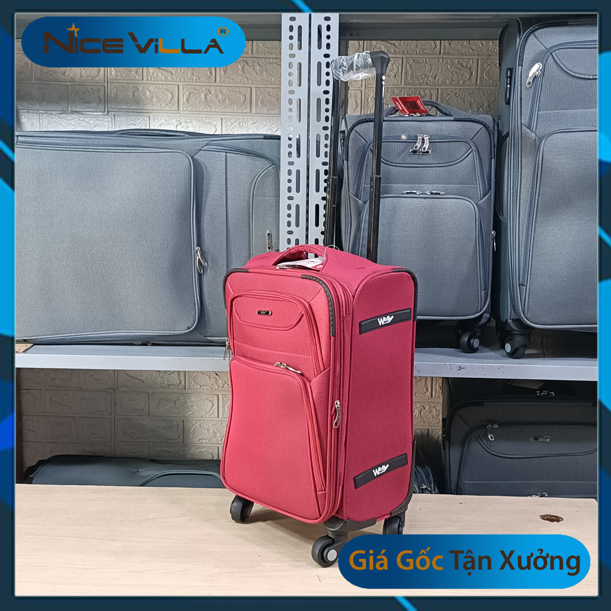 Vali Vải polyester Khóa Kéo Mở Rộng Size 20 Inch & 28 Inch Size Đại 32 Inch Chào Xuân 2024