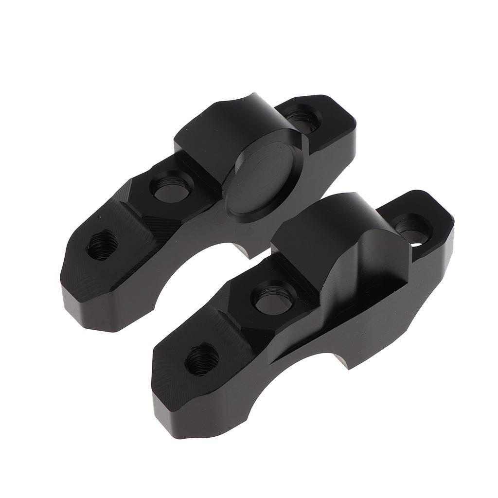 Motorcycle Handlebar Mounts Aluminum Handlebar Mount Riser Clamp Kit