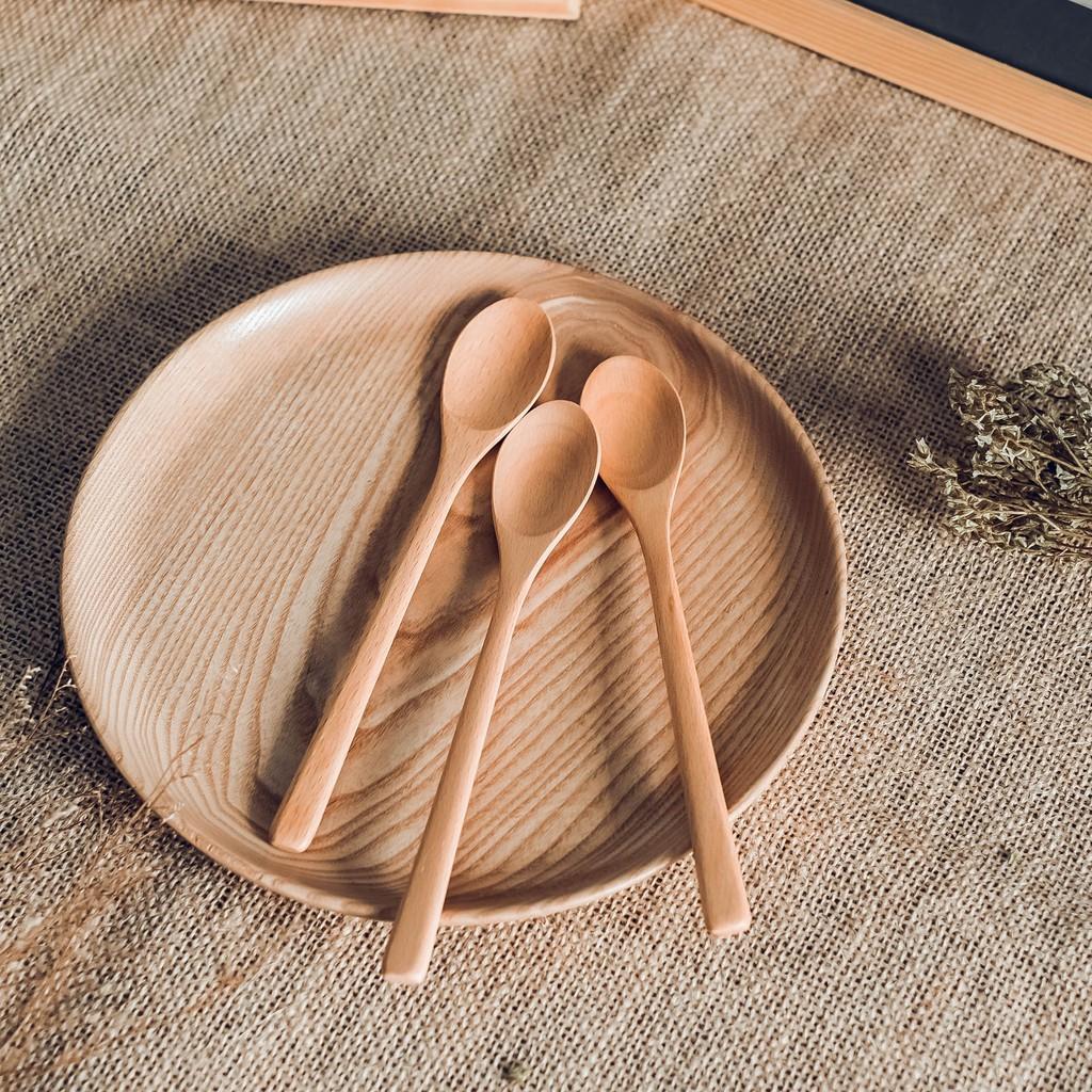 Muỗng gỗ cho bé - Muỗng kem/cafe