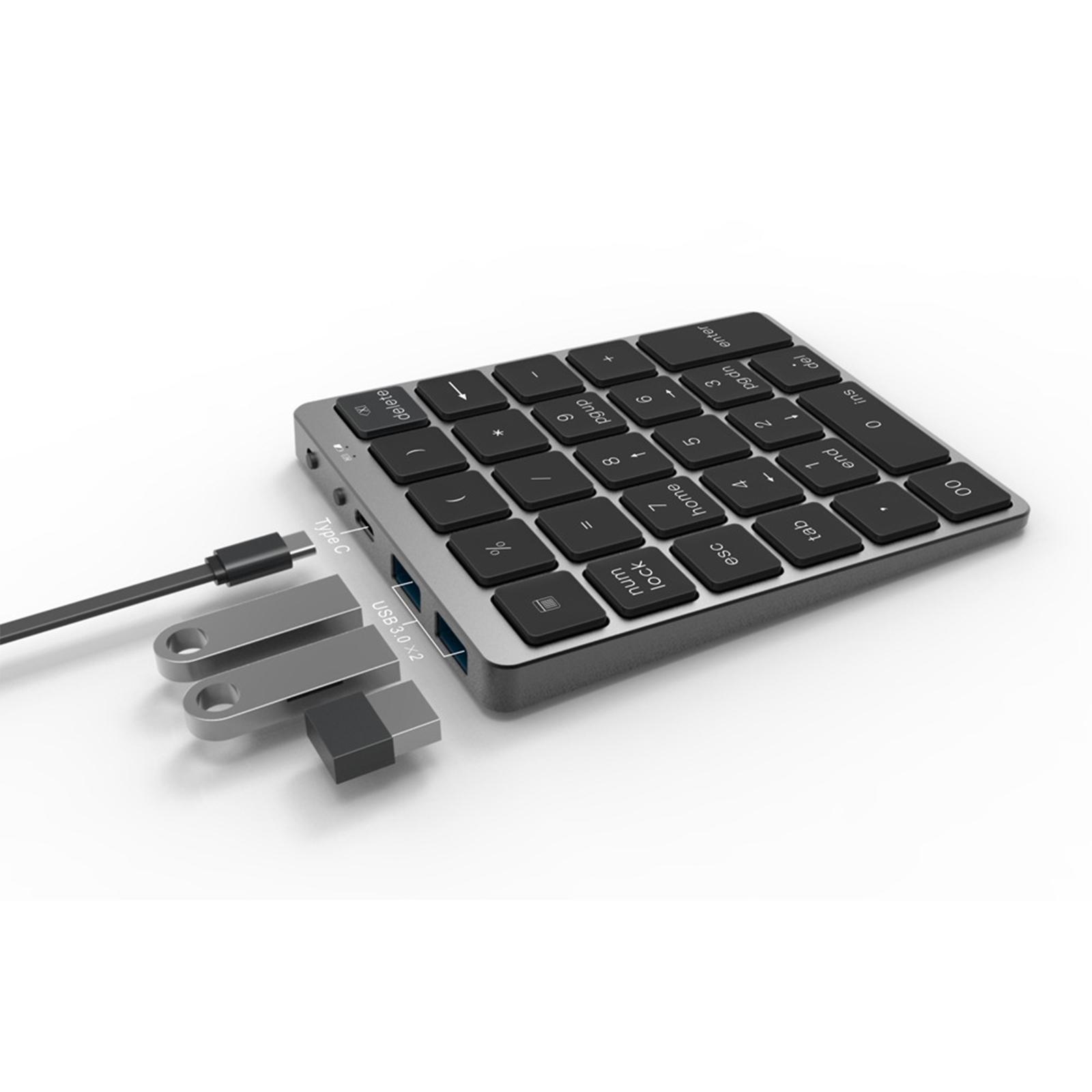 Financial Accounting Number Pad Multi Function Grey