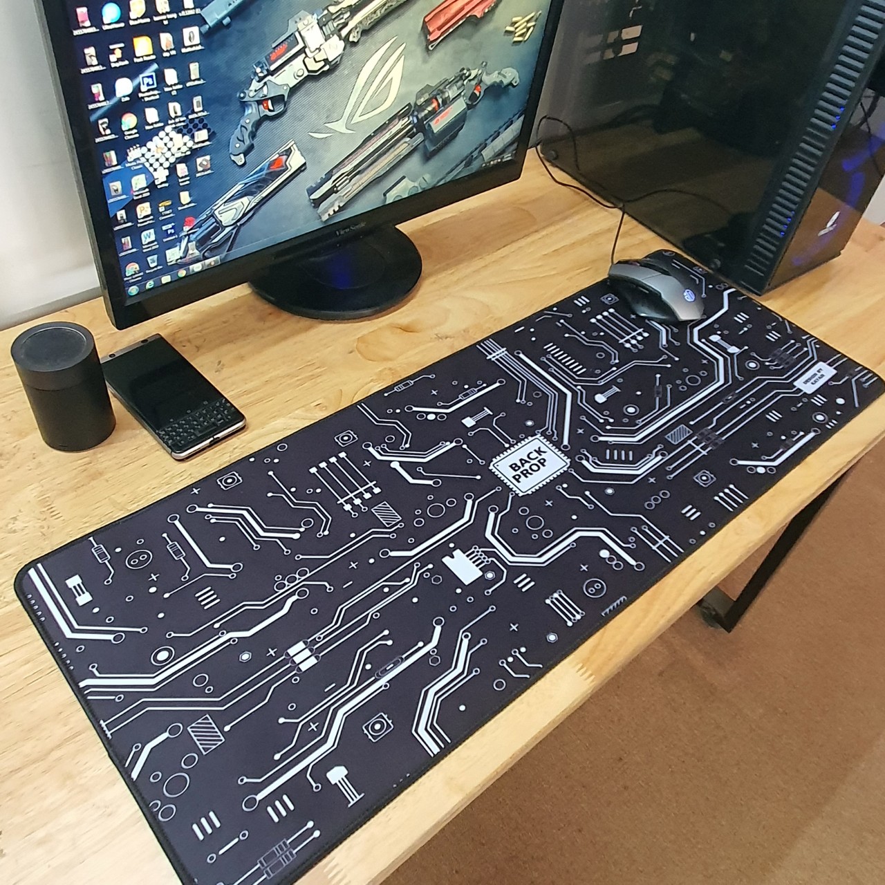Miếng Lót Chuột, Pad Chuột 90X40 Cm Siêu Rộng - Hàng Chính Hãng - Backprop