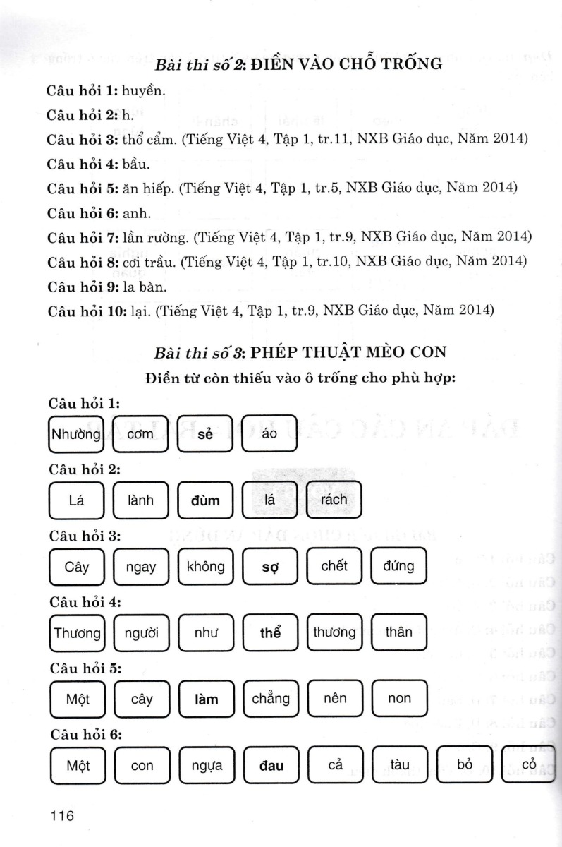 Bộ Đề Luyện Thi Violympic Trạng Nguyên Tiếng Việt Trên Internet Lớp 4