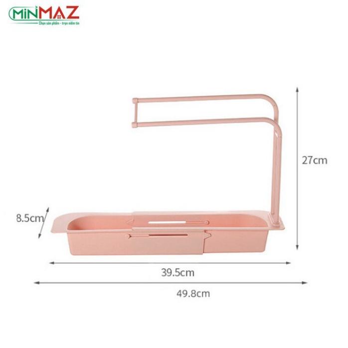 Khay Để Giẻ Rửa Bát, Kệ Đựng Đồ Rửa Chén Bát Gác Bồn Đa Năng, Giá Bồn Rửa Bát tiện ích
