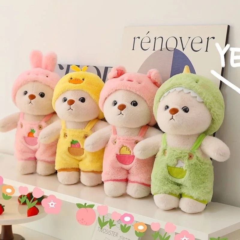 Thú nhồi bông lena cosplay vịt, heo, thỏ, khủng lòng đáng yêu - Size 30cm đến 55cm - Quà tặng gấu bông lena cosplay sễ thương