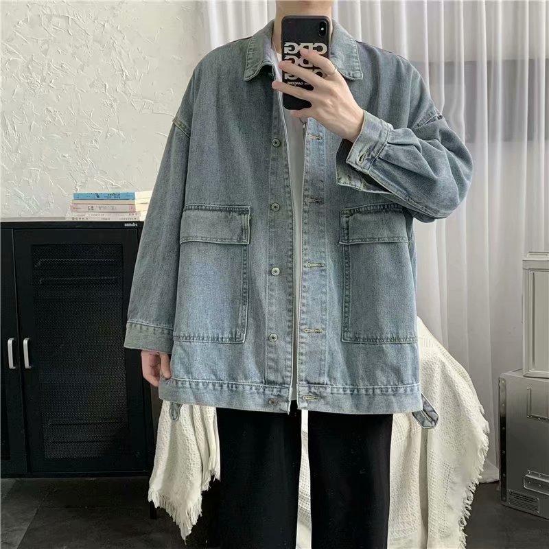 Áo Khoác Denim Tay Dài Thời Trang Dành Cho Nam