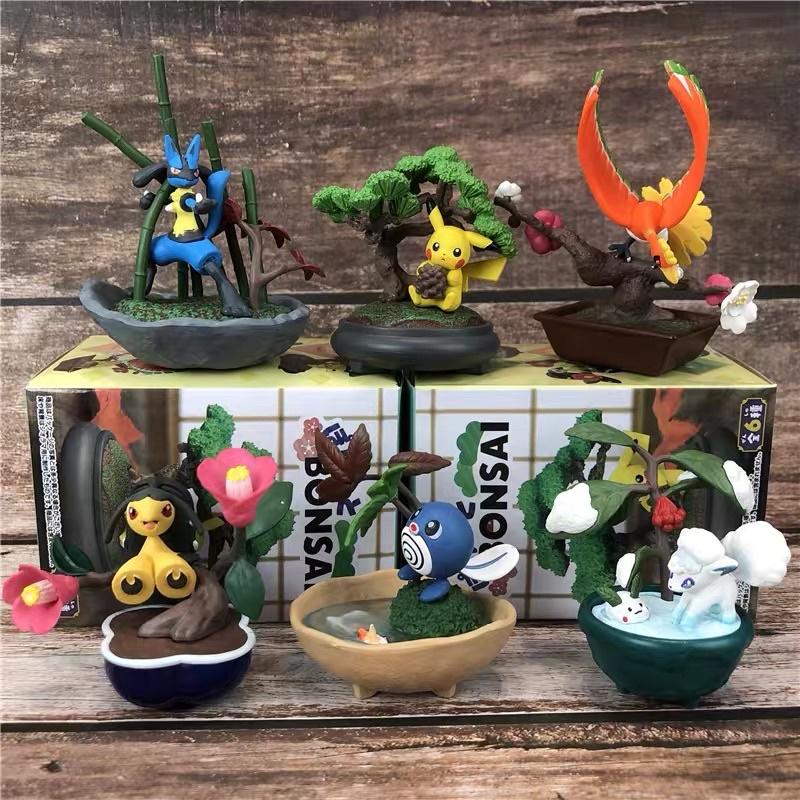 Mô hình Vườn Cây bonsai Pokemon khu vườn trong mơ trong chậu thế hệ 2 đồ chơi búp bê trang trí