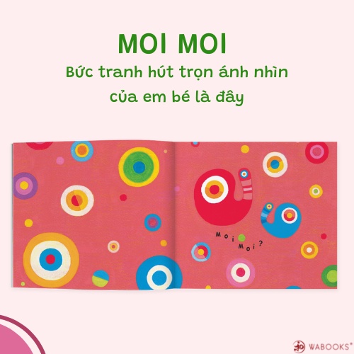 Sách Ehon - Set 3 cuốn Moi Moi và những người bạn - Dành cho trẻ từ 0-2 tuổi