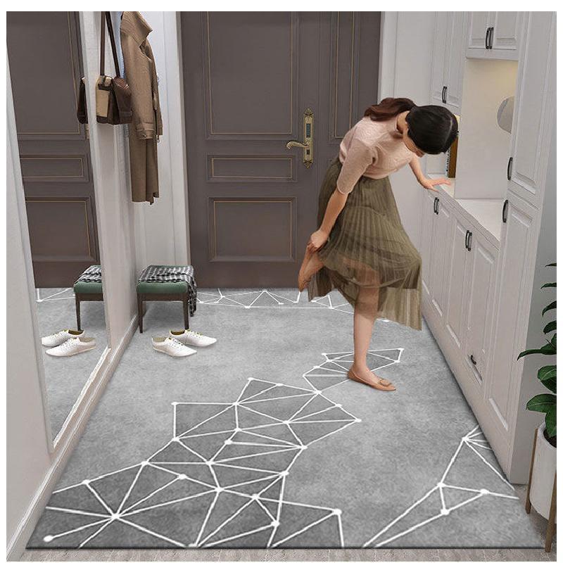 Thảm Lót Sàn Chống Trượt Thấm Hút Tốt Tiện Dụng Cho Gia Đình