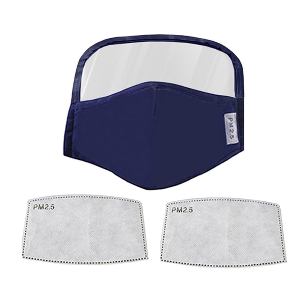 Anti Dust Adults Mouth Cover Masks With Clear Eye 3 Pieces
