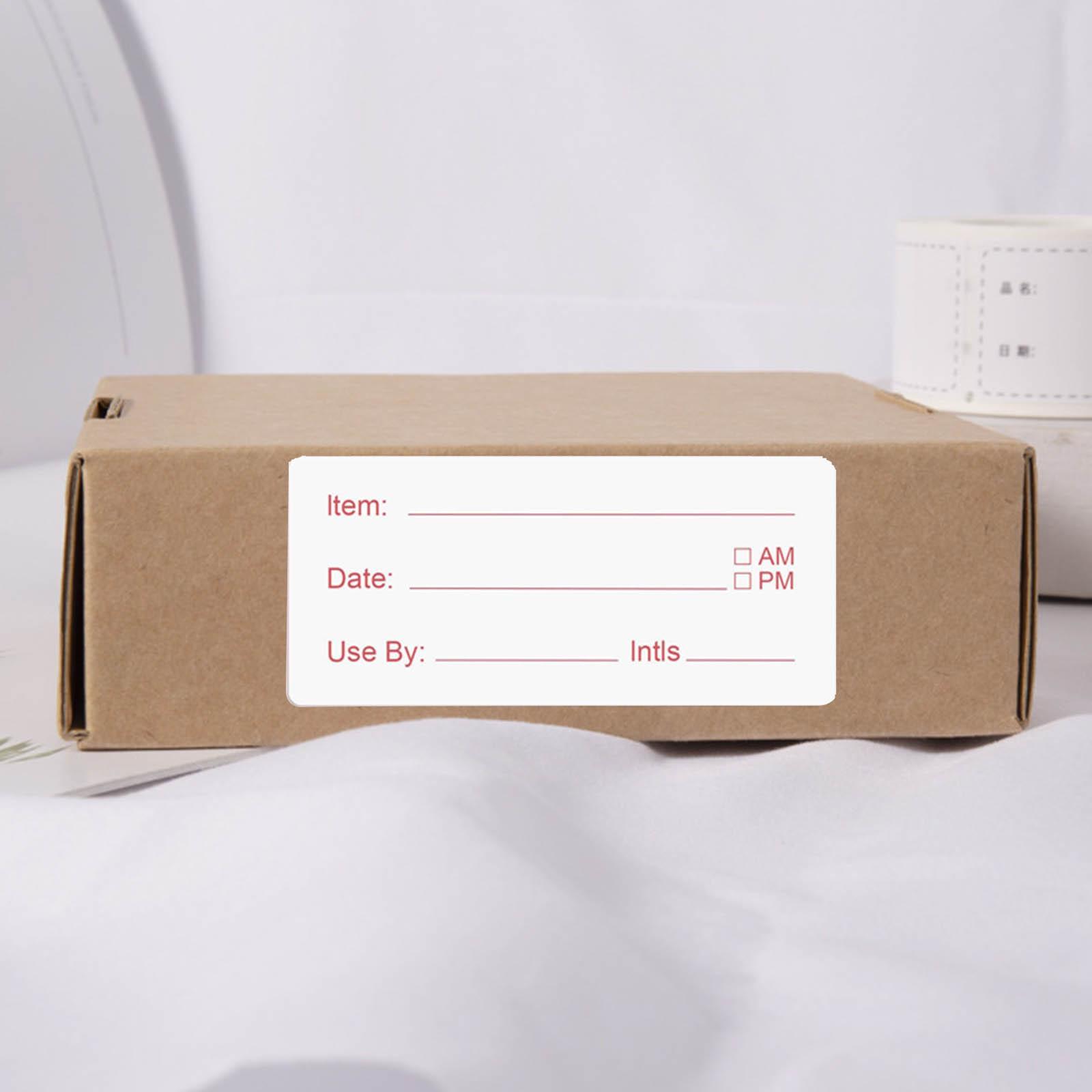 2 Rolls 1000x Refrigerator Freezer Food Labels Meal Prep Date Mark Stickers