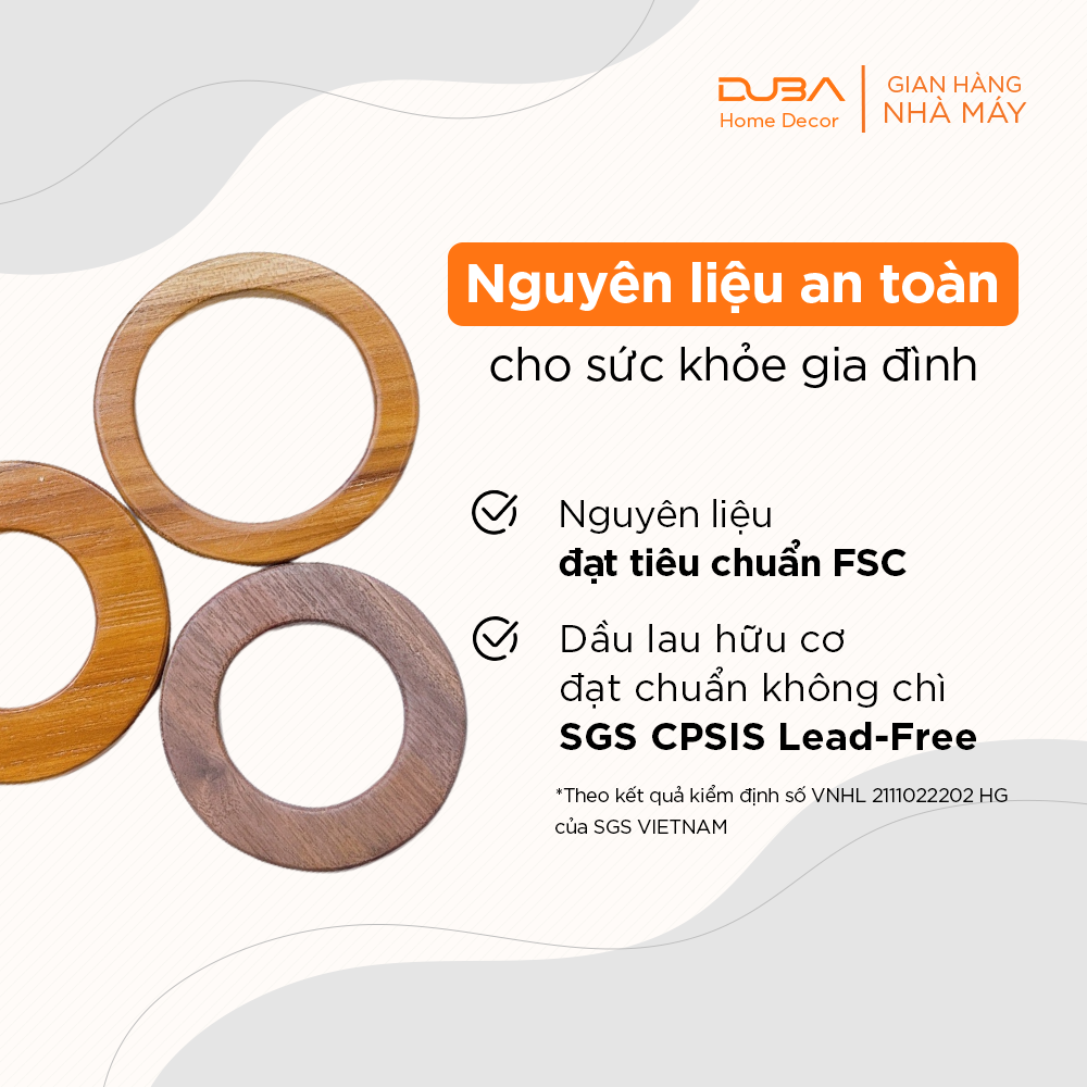 Ring gỗ cho máy pha cà phê Espresso Staresso Basic & Staresso Mini - Hàng chính hãng DUBA