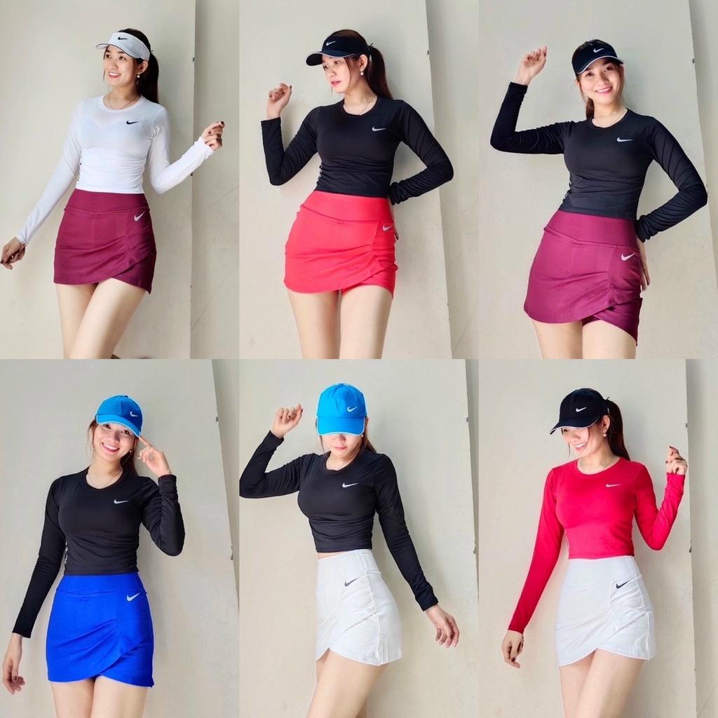 Áo Tập Thể Thao Nữ Dài Tay Croptop Nhiều Màu Thun Lạnh Co Giãn 4 chiều