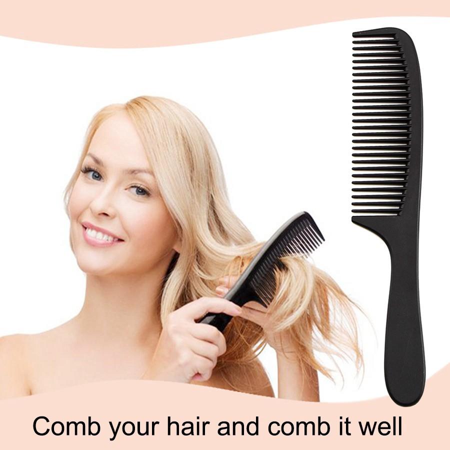 Combo hai Lược chải tóc nhiều năm kinh nghiệm bề ngoài chống tĩnh điện-Lược chải tóc bằng nhựa cho unisex/thợ cạo