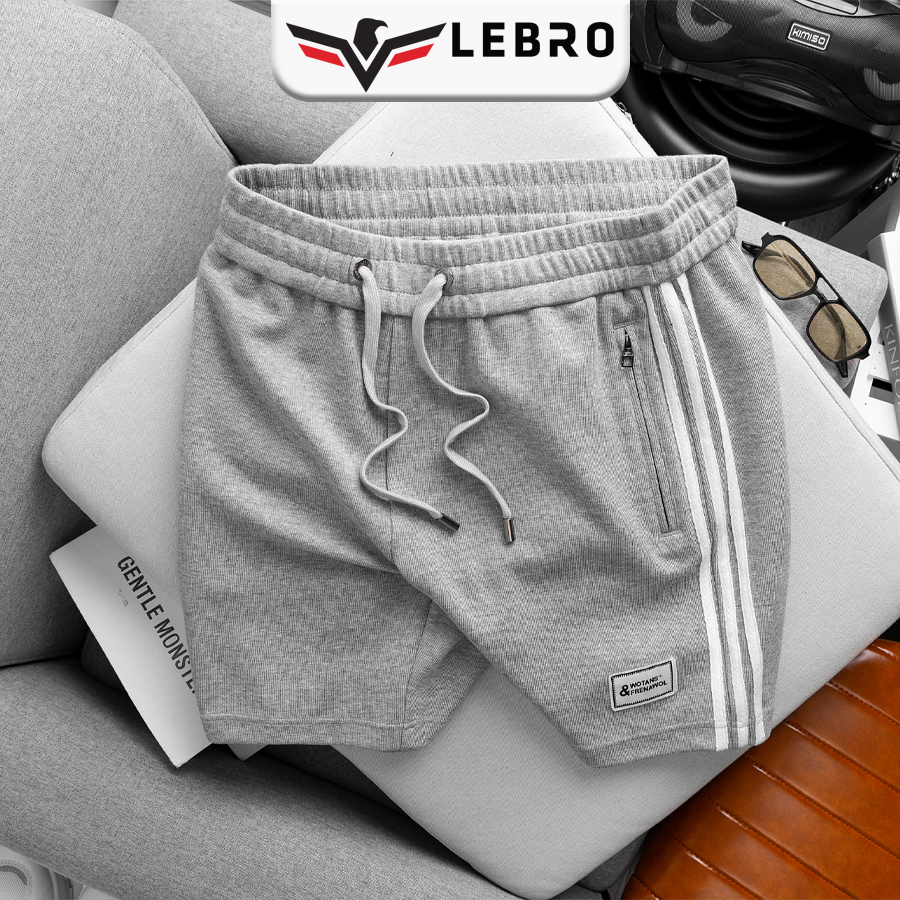 Quần short nam Lebro Freesly , quần đùi nam cao cấp chất liệu thoáng mát , thấm hút tốt , phong cách thể thao trẻ trung