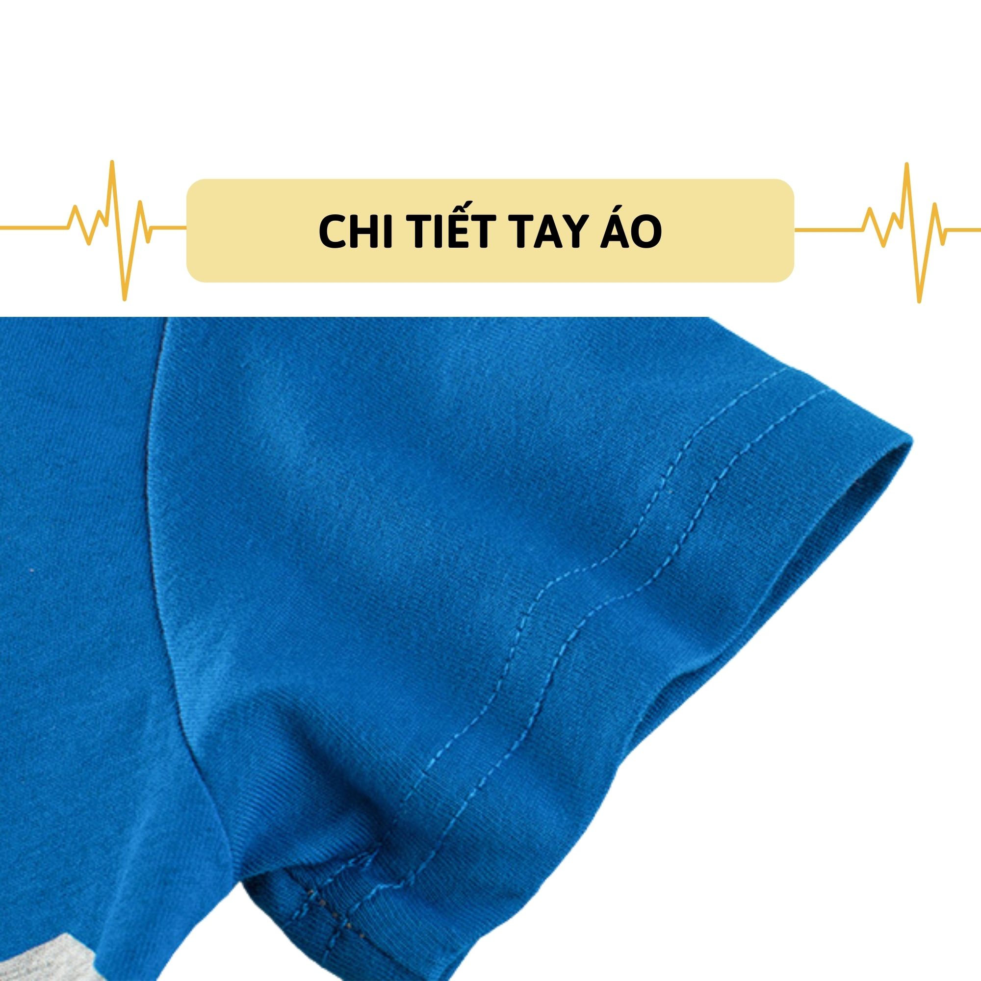 Áo bé trai 27KIDS áo thun cộc tay cho bé DINO XANH S1064