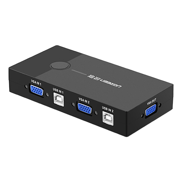 Bộ Switch Ugreen 2 VGA 2 USB 2.0 2 Cổng Máy In 30357 - Hàng Chính Hãng