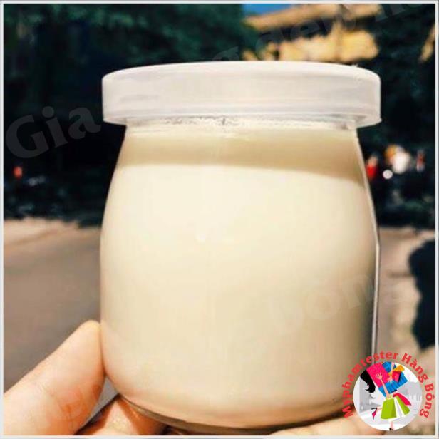 Sét 12 hũ thủy tinh làm sữa chua 2 cỡ 100 mL và 200 ml