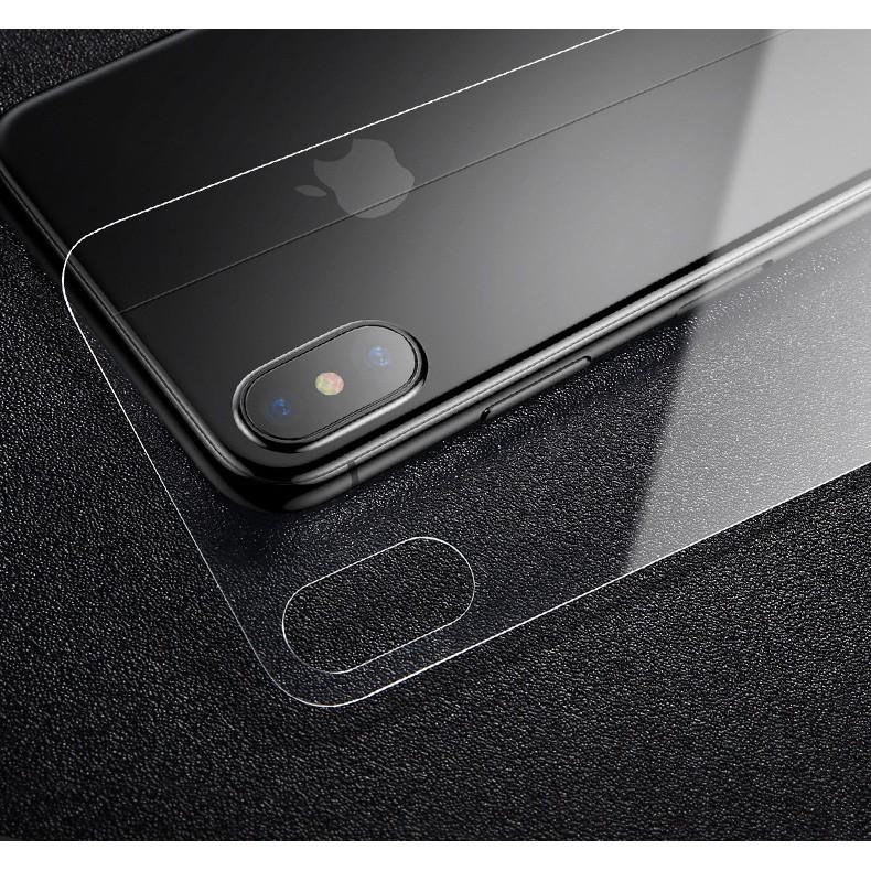 Kính cường lực dành cho iPhone XR & Xs Max chống xước mặt sau 0.3 mm chính hãng Baseus