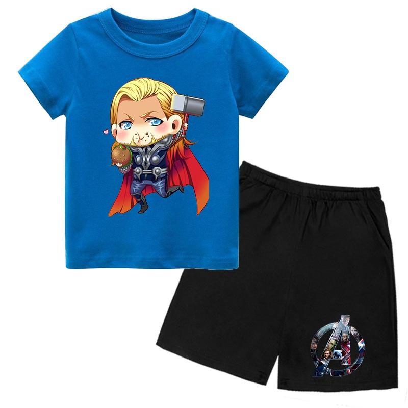 Áo Quần trẻ em thần sấm chibi siêu cool , King Cotton