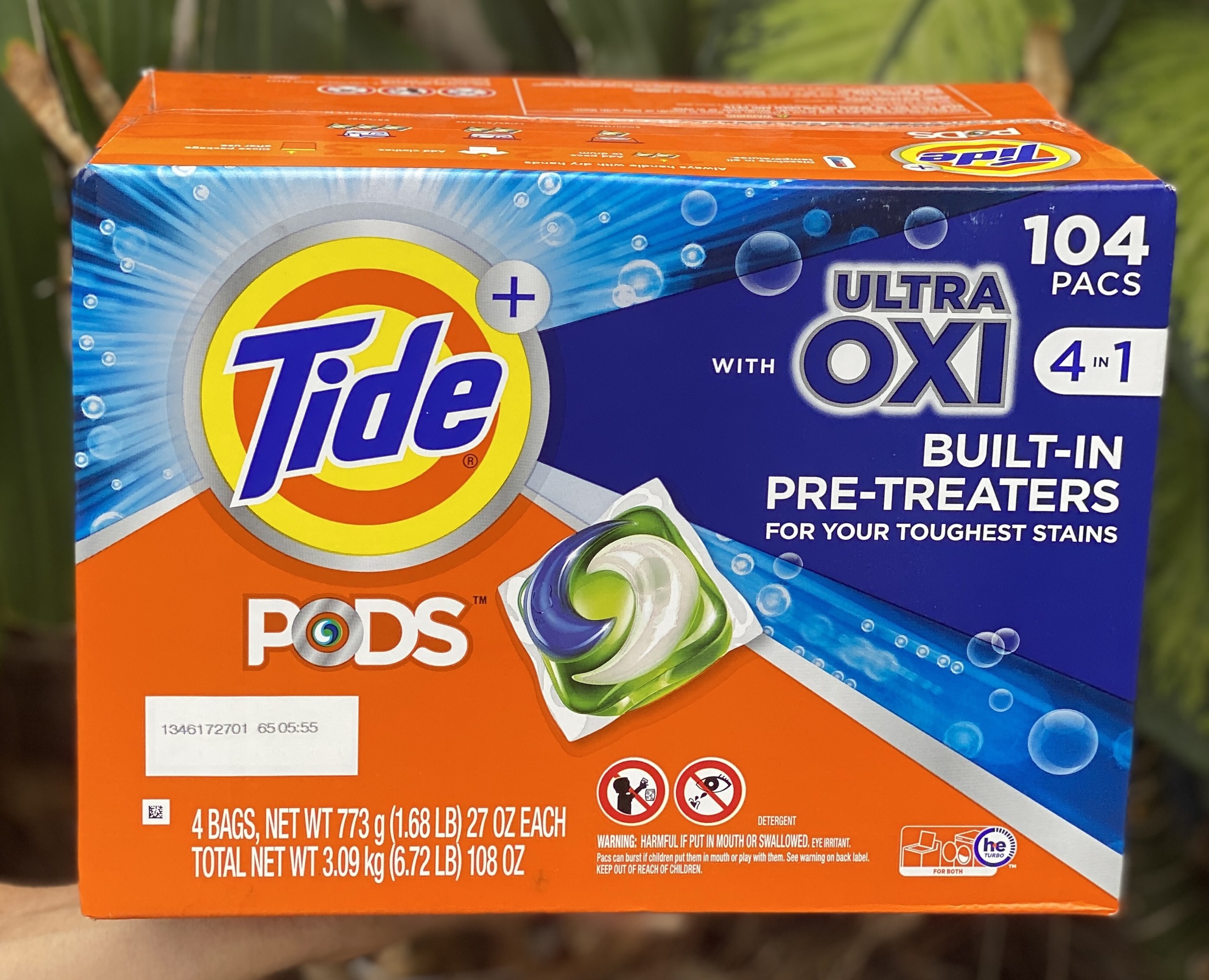 Viên giặt Tide Pod Ultra Oxi 4 in 1 104 Viên nhập Mỹ