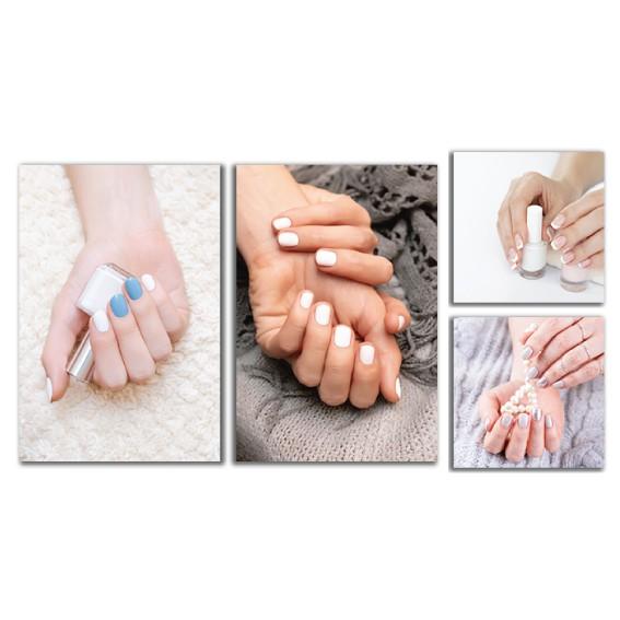 Tranh nail, tranh dán tường trang trí, tranh spa