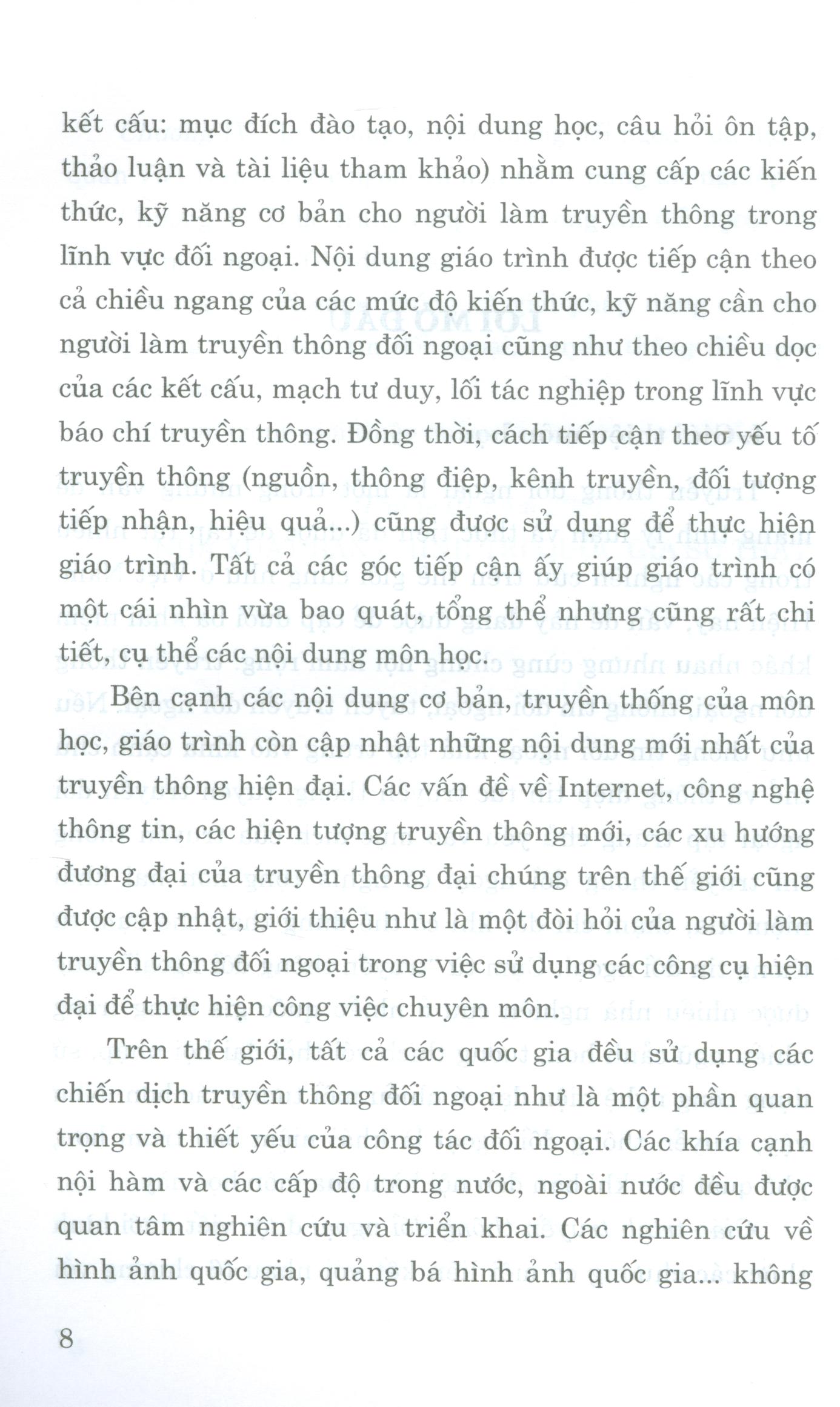 Giáo Trình Truyền Thông Đối Ngoại