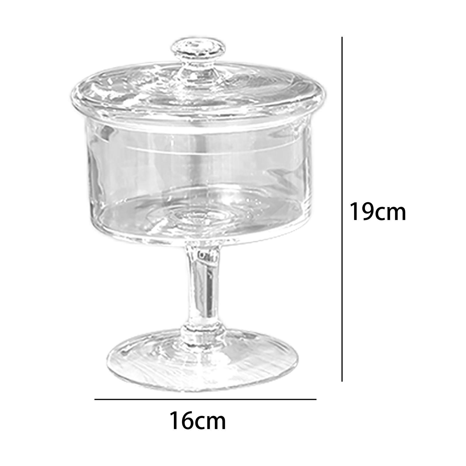 Glass Cake Tray Cake Holder Cupcake tand for Celebration Home Decoration S