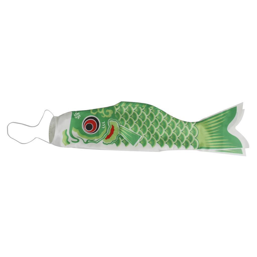 Pink & Green Japanese Carp Windsock Streamer Flag Kite Koinobori 70cm