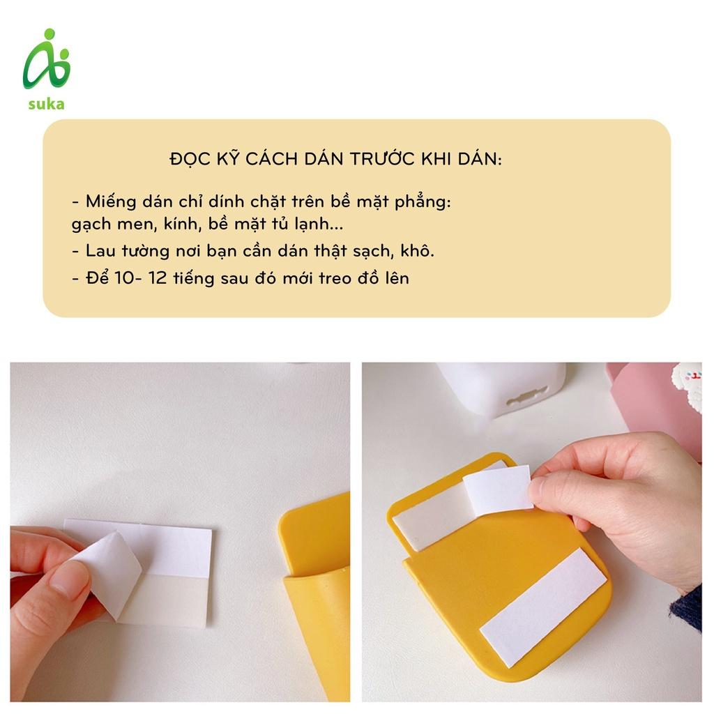 Kệ dán tường đựng điều khiển, điện thoại, đồ cá nhân đa năng tiện dụng dễ thương