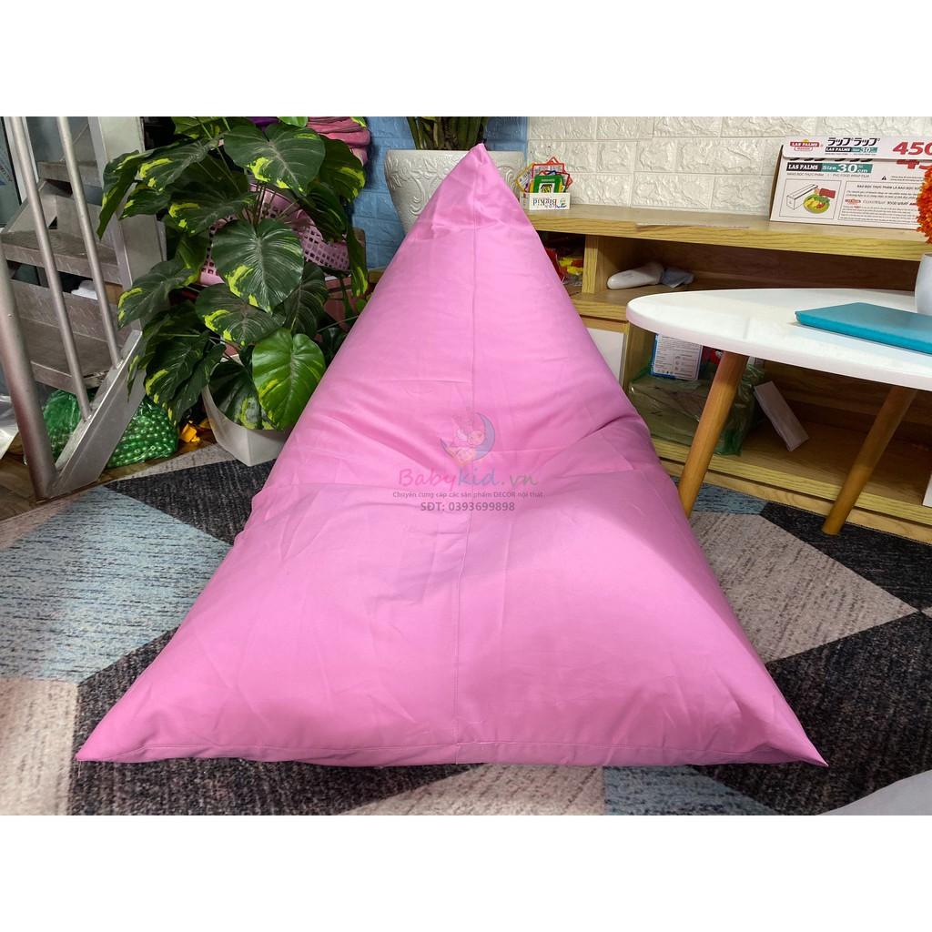 Ghế lười hình thuyền, vải thô chun xịn co giãn, size 120cm, 2 lớp, có xốp
