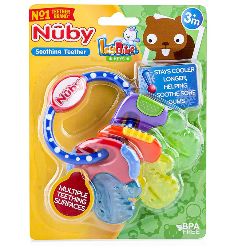 [ 455-Nuby ] Ngậm nướu hình chìa khóa