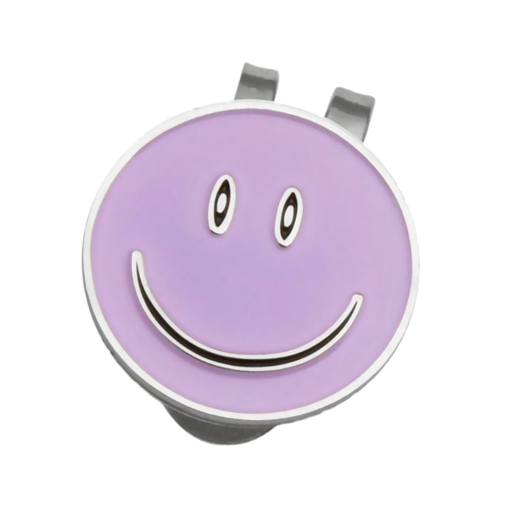 3-7pack Sturdy Smile Face Magnetic Cap Hat Visor Clip Golf Ball Marker Gift