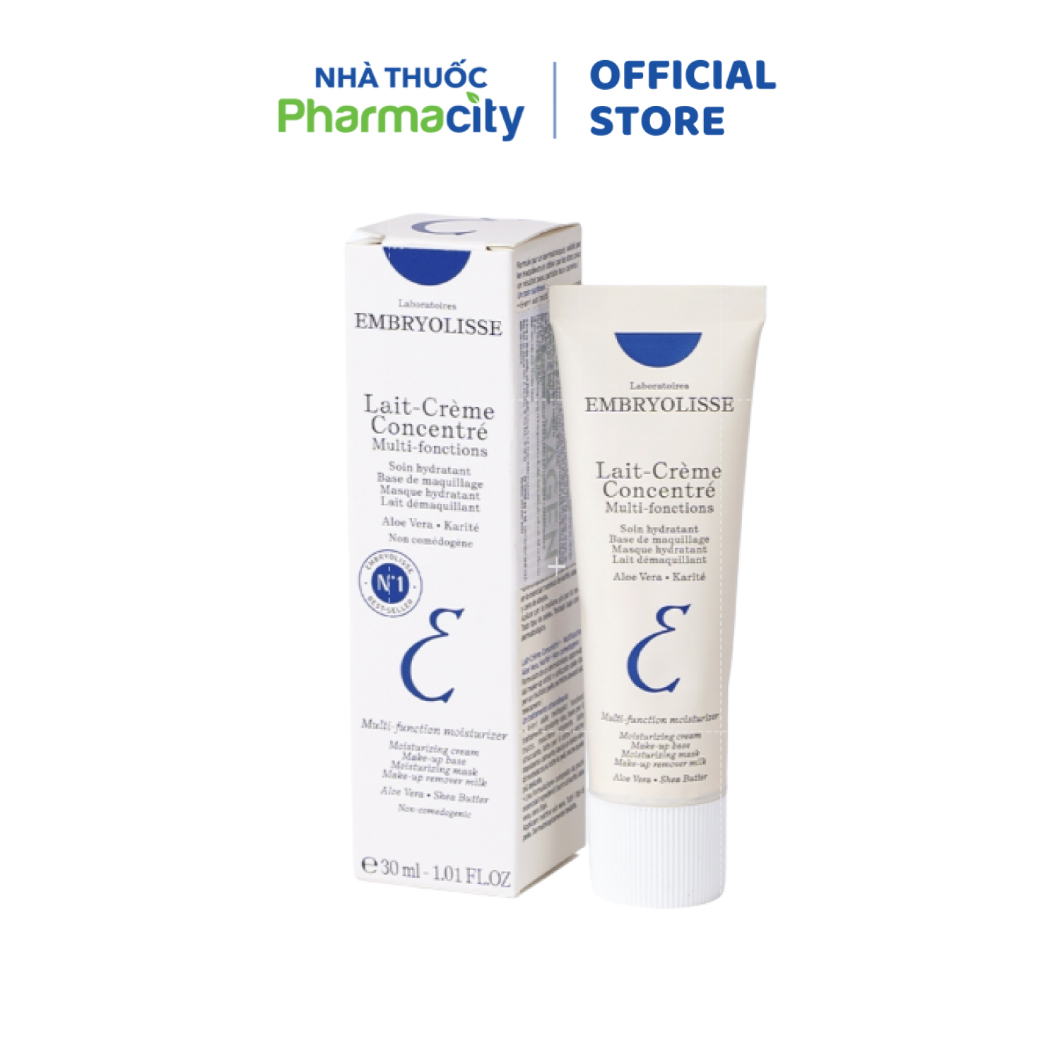 Sữa dưỡng ẩm EMBRYOLISSE Lait-Crème Concentré giúp duy trì độ ẩm cho da (30ml)