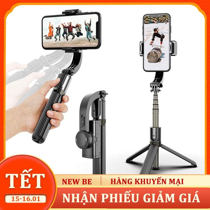 【BH 1 ĐỔI 1】Tay Cầm Chống Rung Điện Tử Gimbal Q08 Có Bluetooth - Gimbal Điện Thoại Chống Rung - Có Chân Đỡ Tự Đứng-NBL08