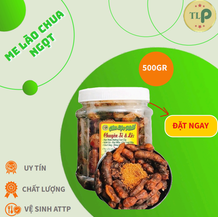 HŨ 500G ME LÀO CHUA NGỌT KÈM MUỐI TÂY NINH