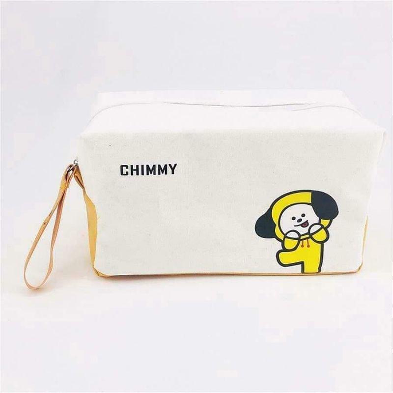 Túi bút BT21 (túi đựng đồ trang điểm BT21)