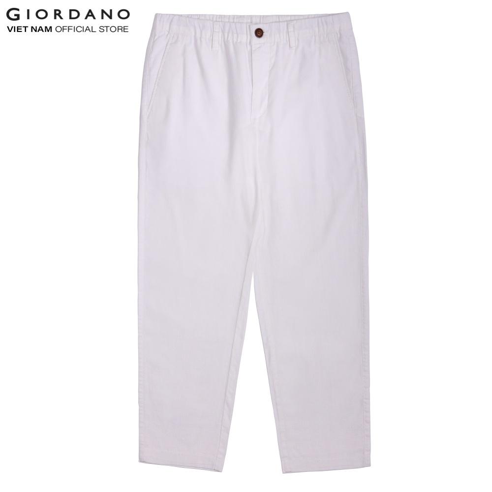 Quần Lửng Linen Nam Giordano 01121202