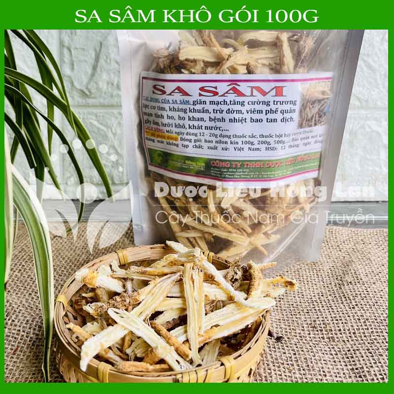 100g Sa Sâm vị thuốc bắc khô sạch