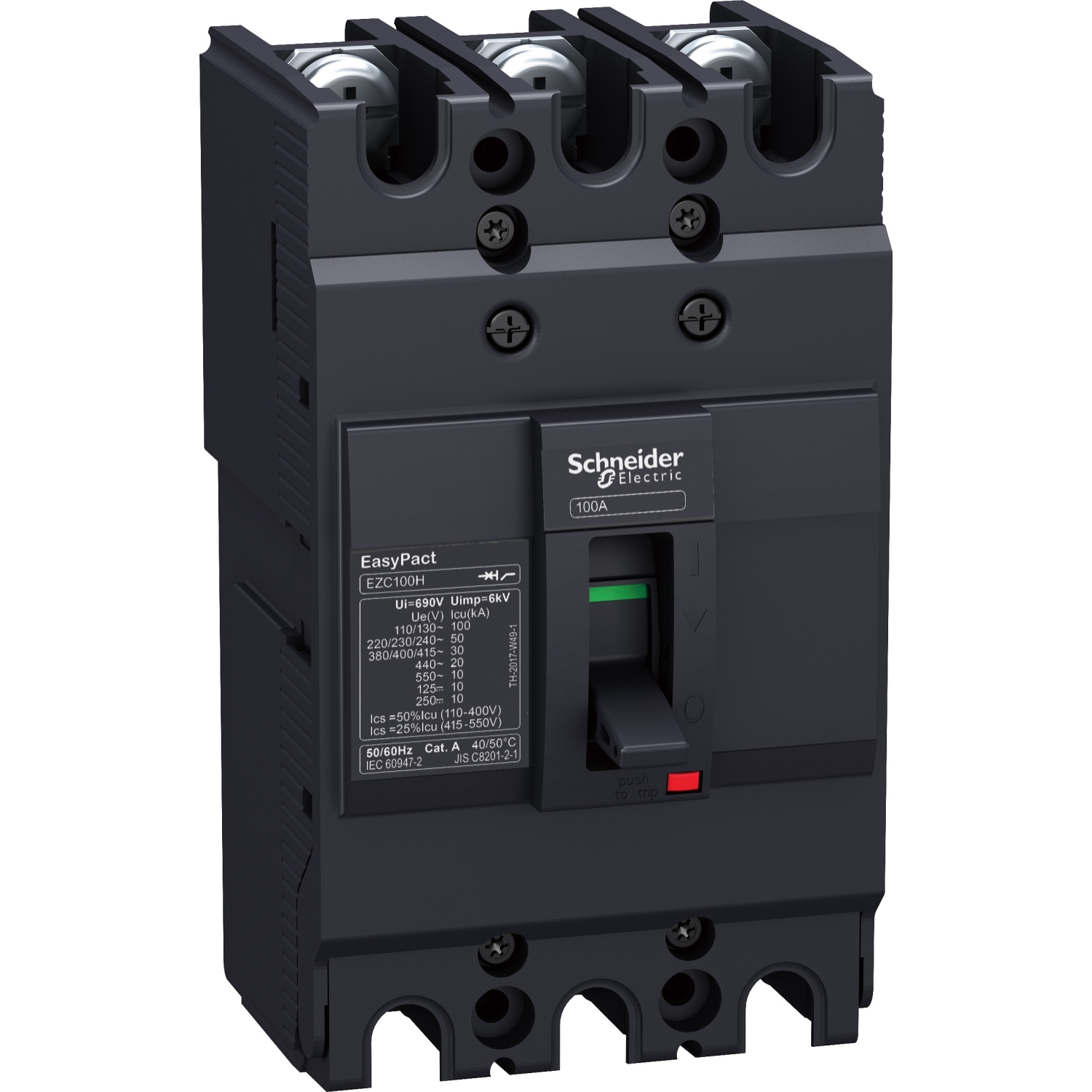 Cầu Dao EZC100F3030 Schneider MCCB 3P 30A 10kA