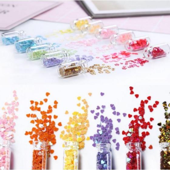 Bộ 48 Lọ Kim Tuyến Đủ Màu Trang Trí Resin - Trường Thịnh Sài Gòn
