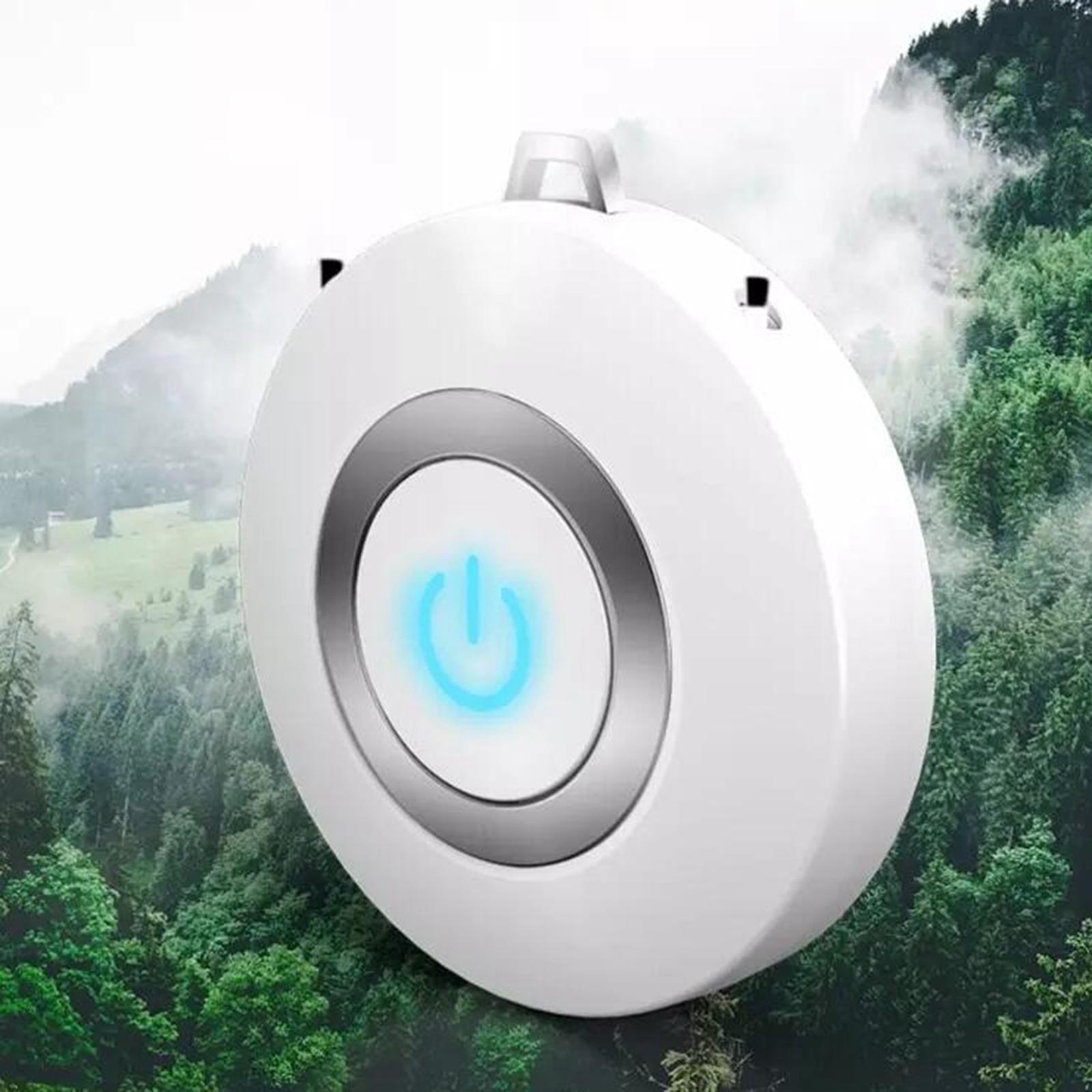 Portable Wearable Air Purifier Personal Mini Air Necklace Air Freshener Low Noize USB Rechargable