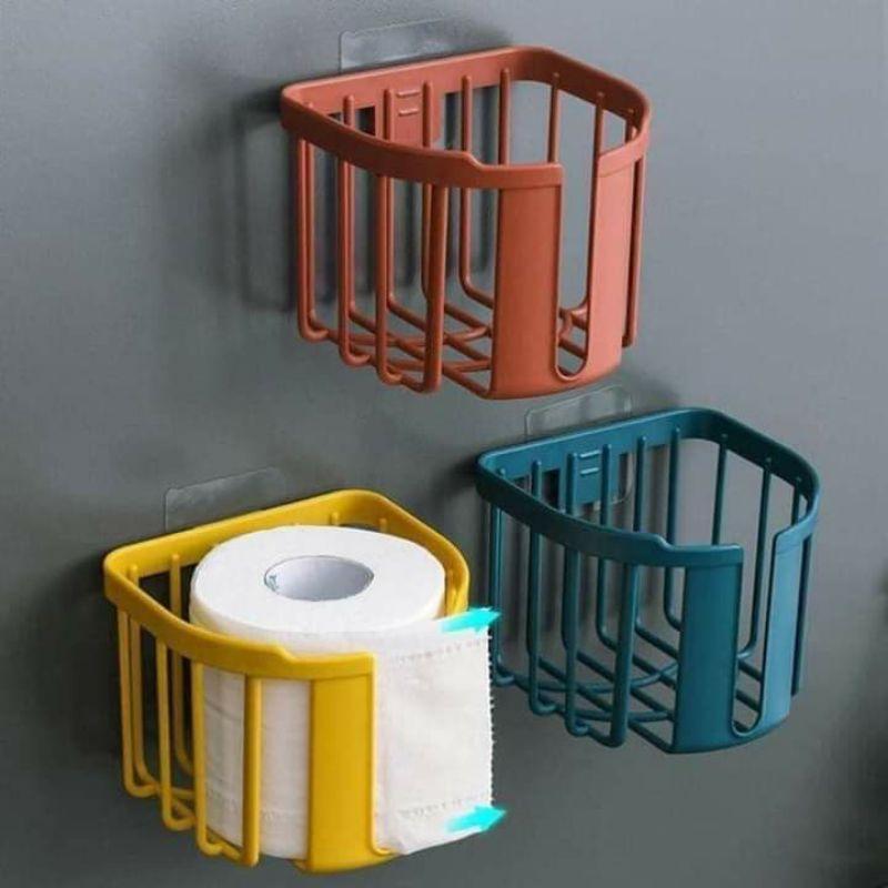 Giỏ đựng giấy vệ sinh dán tường đa năng