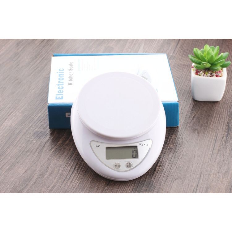 Cân Tiểu Ly Điện Tử Nhà Bếp Mini Định Lượng 1g - 5Kg Làm Bánh Độ Chính Xác Cao Tặng Kèm 2 Pin AAA- Hàng chính hãng