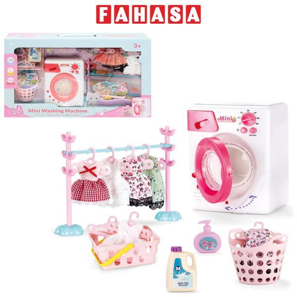 Đồ Chơi Máy Giặt Hiện Đại Và Phụ Kiện Quần Áo - Sweet Heart SH8604 (19 Chi Tiết)