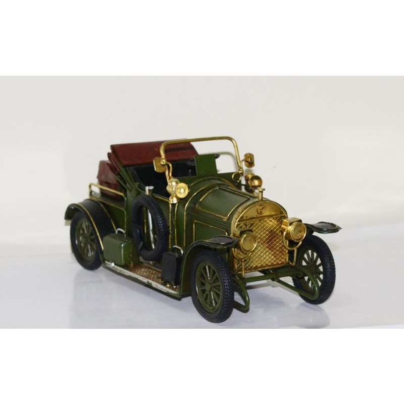 Mô hình xe hơi cổ Châu Âu kim loại trưng bày/ Vintage Metal Car handmade Decoration(1810D-1134)